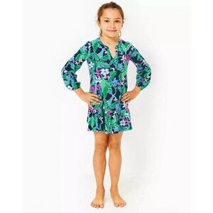 Lilly Pulitzer Girls Mini Alyssa Mini Dress Multi M 6-7 Years